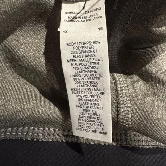 Nike Indy Sports Bra Gray 1X New - Picture 8 of 9